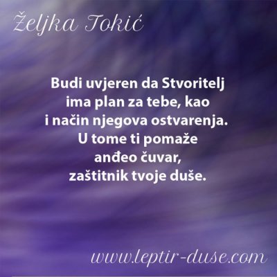 Poruka tjedna  od 23.2.  do  1.3. 2026.