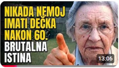  Nikada Nemoj Imati Dečka Nakon 60