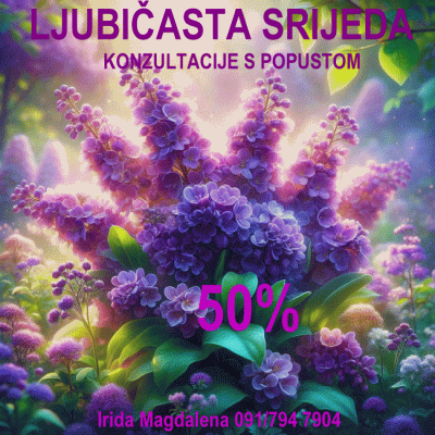 Konzultacije srijedom uz popust, cijelu 2026 g. 💜💜💜