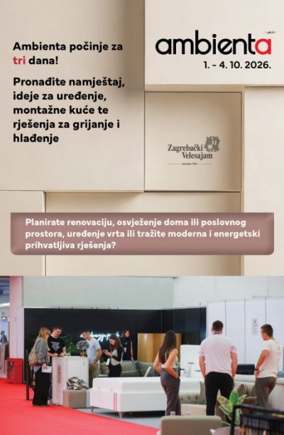 Atraktivna Ambienta 2026 uz slobodan ulaz