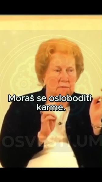 MORAŠ SE OSLOBODITI KARME...