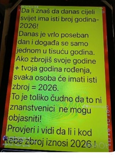 Ovo je jako zanimljivo, izračunajte sami...